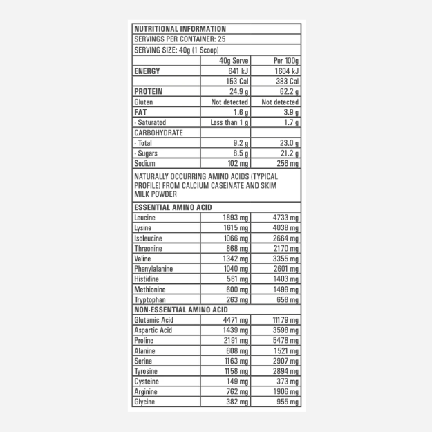 Protein Custard 1kg by Gen Tec