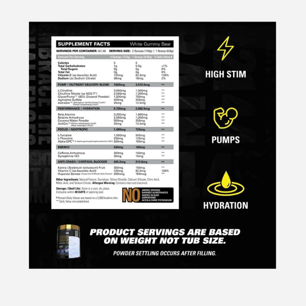 Hectic Advanced Preworkout 15/30 Serves by EHP Labs