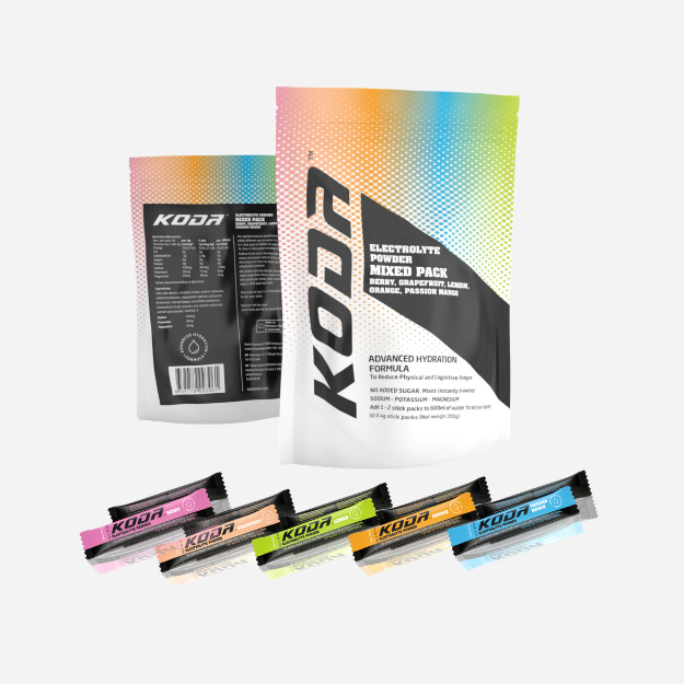 Electrolyte Powder 50 Stick Mixed Pack by Koda Nutrition