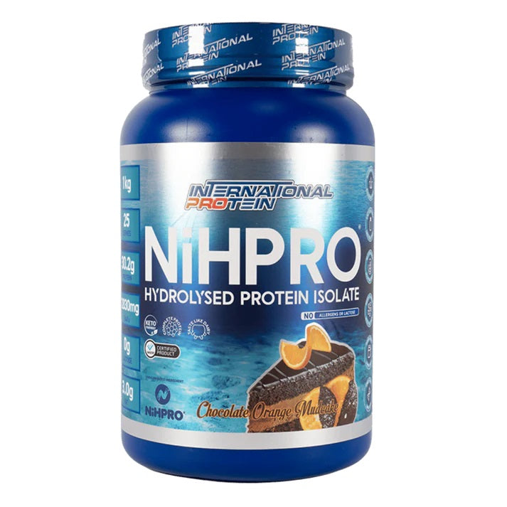 NiHPRO Dairy Free Hydrolysed Isolate 25 Serves by International Protein