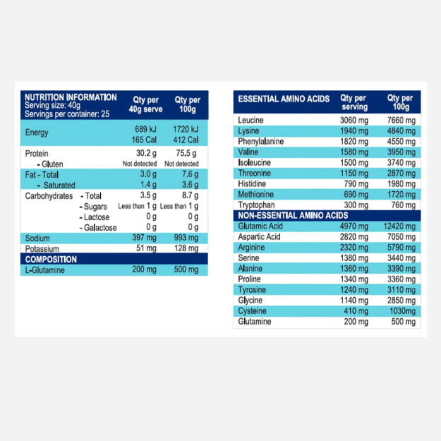 NiHPRO Dairy Free Hydrolysed Isolate 25 Serves by International Protein