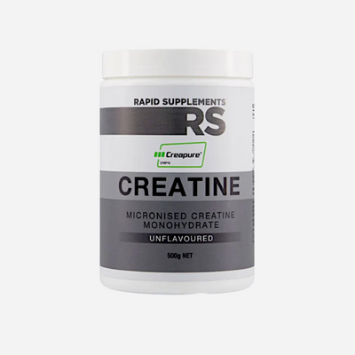 Creapure Micronised Creatine Monohydrate Unflavoured 500g by Rapid Supplements