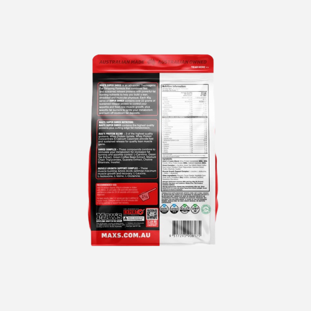 Super Shred 900g by Max's