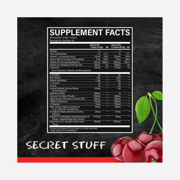CBUM Thavage Pre Workout 40/20 Serves by Raw Nutrition