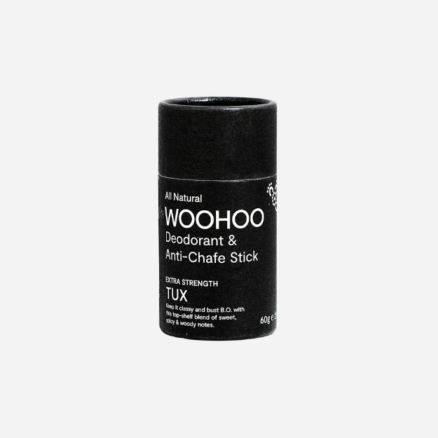 Woohoo Natural Deodorant & Anti-Chafe Stick (Tux) 60g