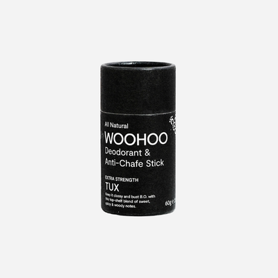 Woohoo Natural Deodorant & Anti-Chafe Stick (Tux) 60g