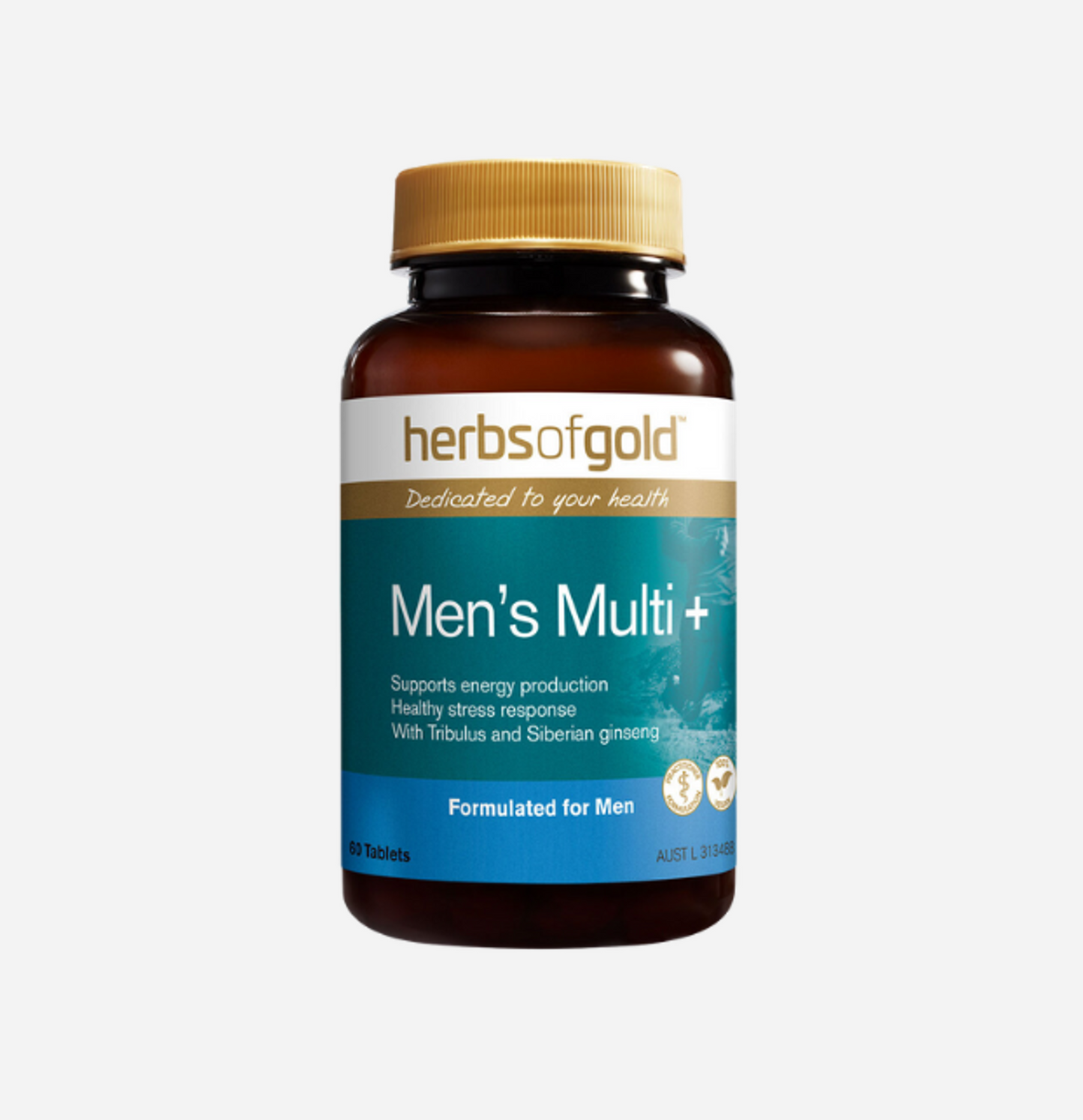 Men’s Multi 60 Tablets by Herbs of Gold