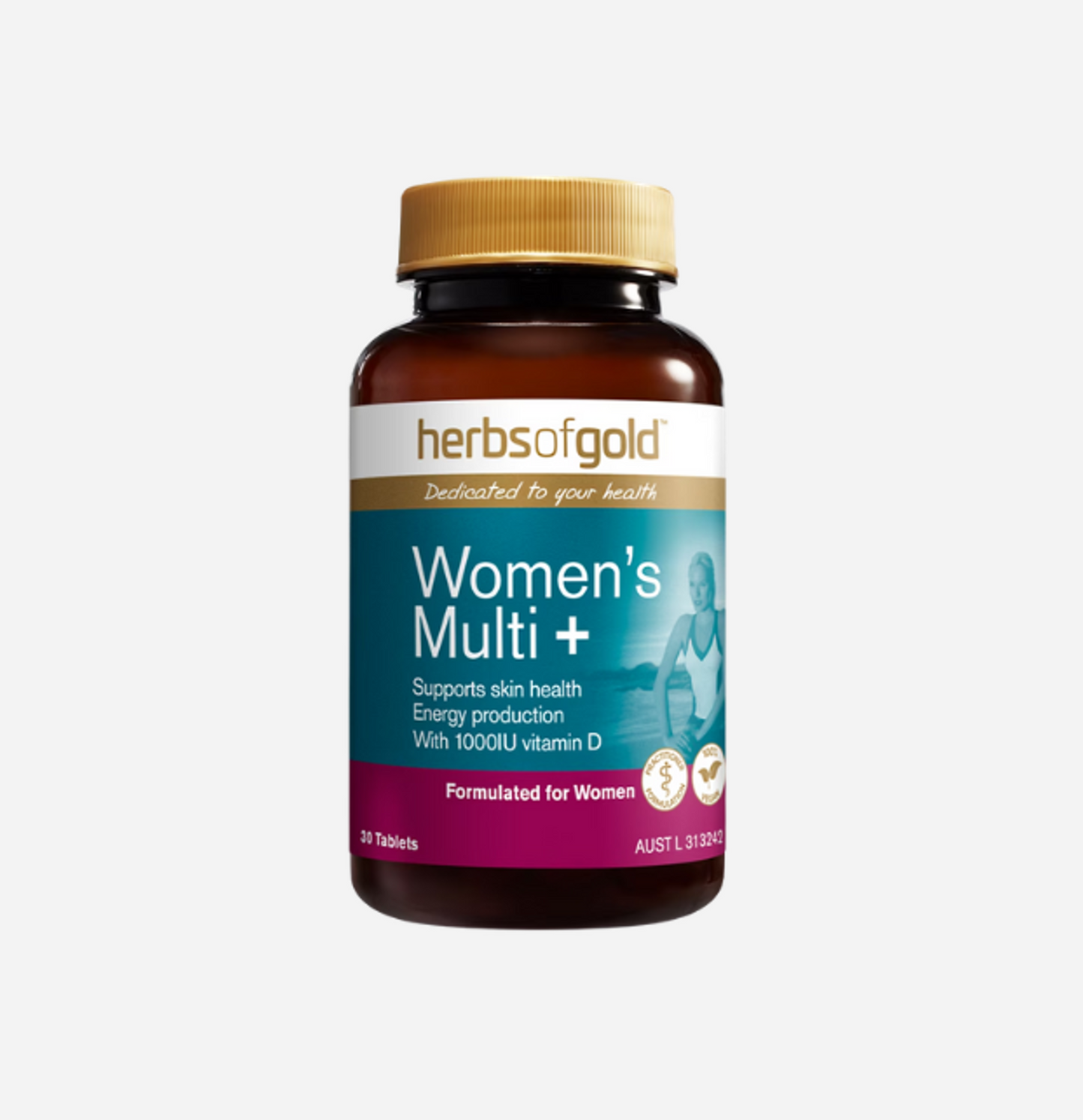 Women’s Multi 30 Tablets by Herbs of Gold