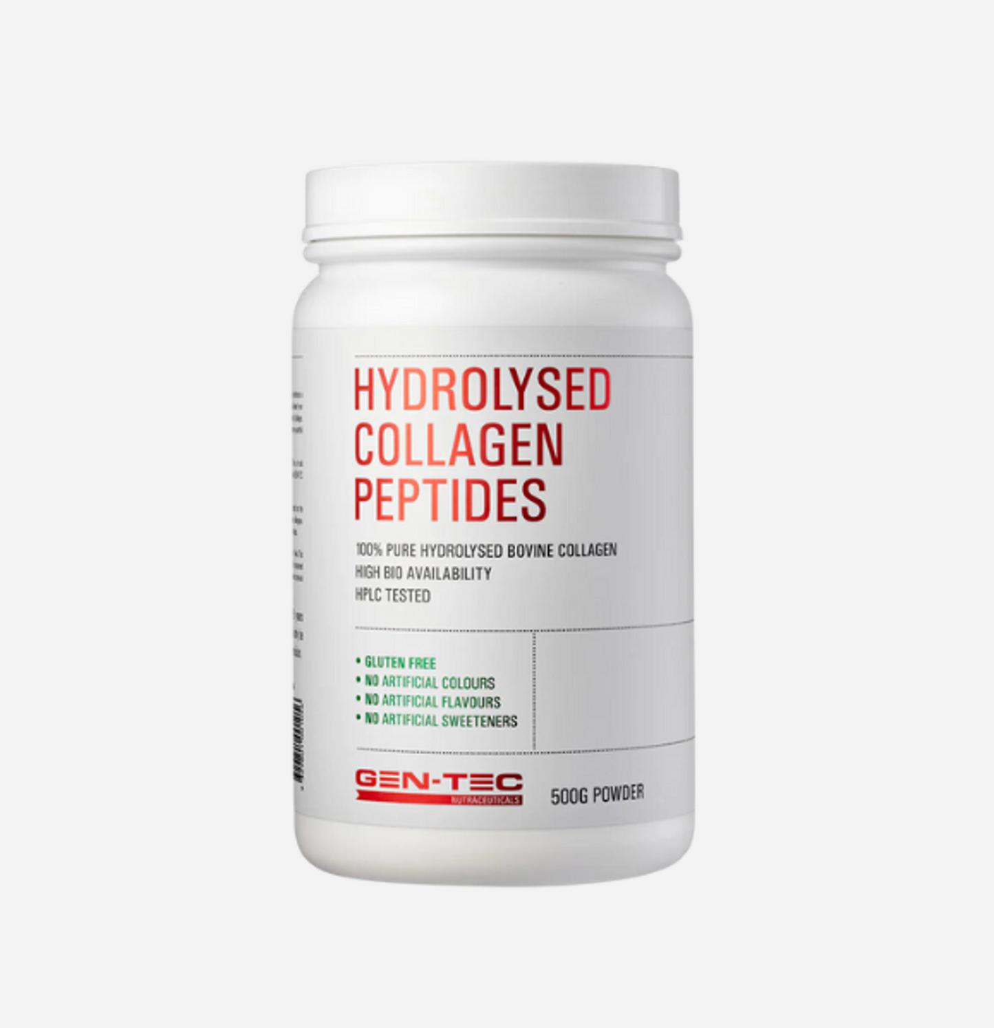 Hydrolysed Collagen Peptides 500g by Gen-Tec