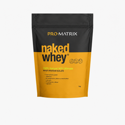 Pro-Matrix Naked Whey Protein Isolate WPI Unflavoured 1kg pouch