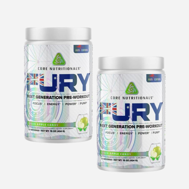 Fury 20 Serves Twin Pack by Core Nutritionals