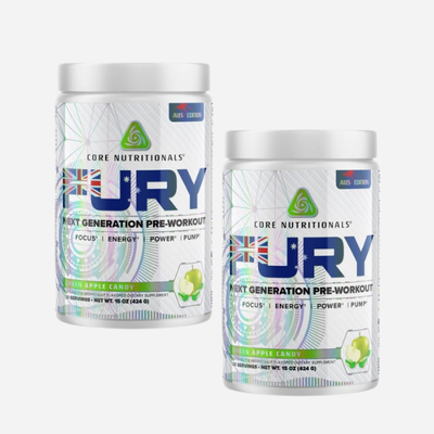Fury 20 Serves Twin Pack by Core Nutritionals