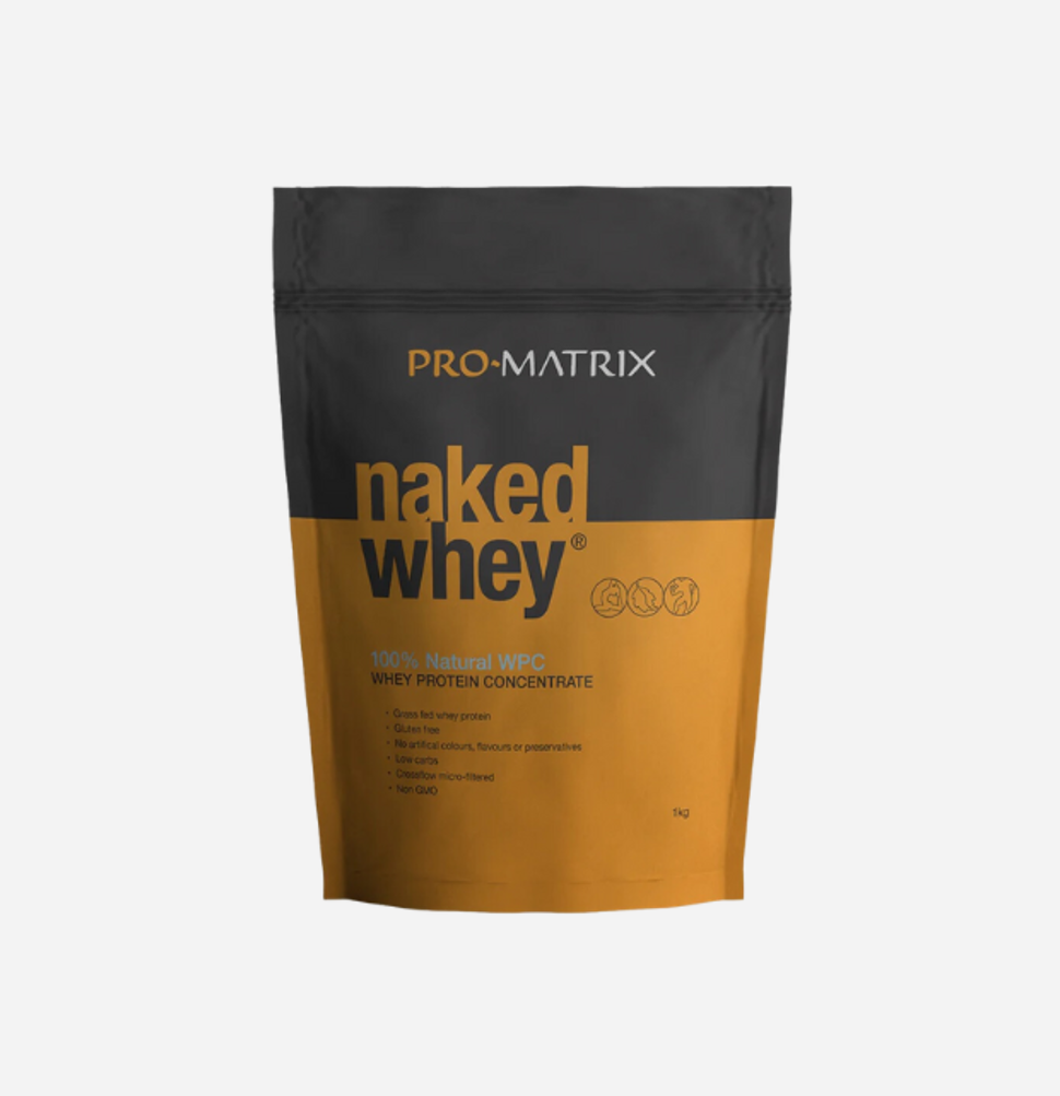 Naked Whey 100% Natural WPC Unflavoured 1kg by Pro-Matrix