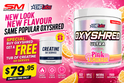 Oxyshred Ultra By EHPlabs 60 Serves **Free 50 Serve Creatine**