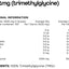 Trimethylglycine (TMG) 150g by Switch Nutrition