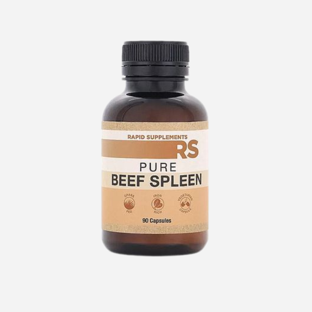 Beef Spleen 90 Capsules by Rapid Supplements