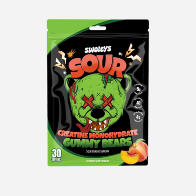 Creatine Monohydrate Gummy Bears 30 Serves by Swoleys