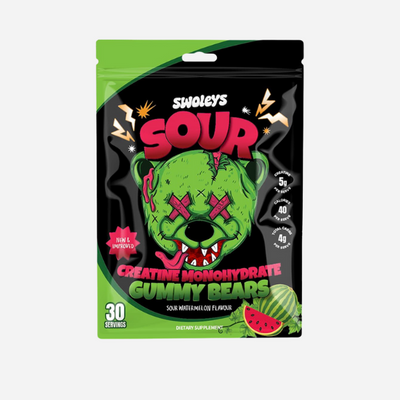 Creatine Monohydrate Gummy Bears 30 Serves by Swoleys