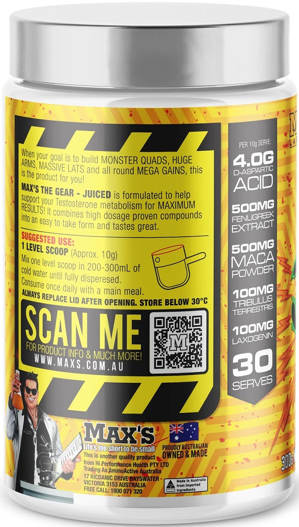 The Gear Juiced 2x30 Serves by Max's Twin pack