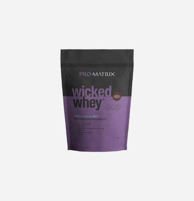 Wicked Whey 100% Natural WPC Organic Chocolate 1kg by Pro Matrix