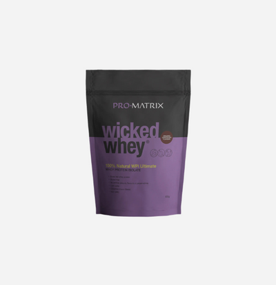 Wicked Whey 100% Natural WPI Organic Chocolate 500g by Pro Matrix