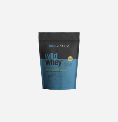 Wild Whey 100% Natural WPI Organic Vanilla Bean 1kg by Pro Matrix