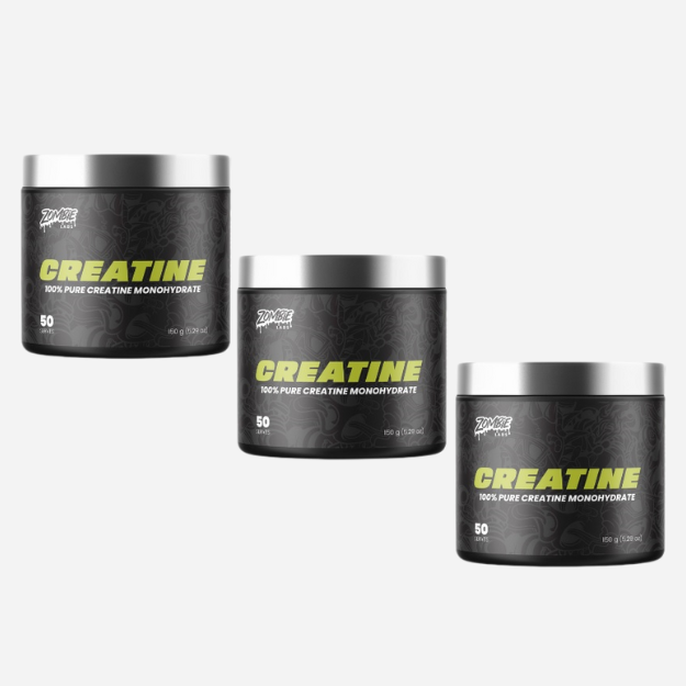Creatine Monohydrate 150g Triple Pack by Zombie Labs